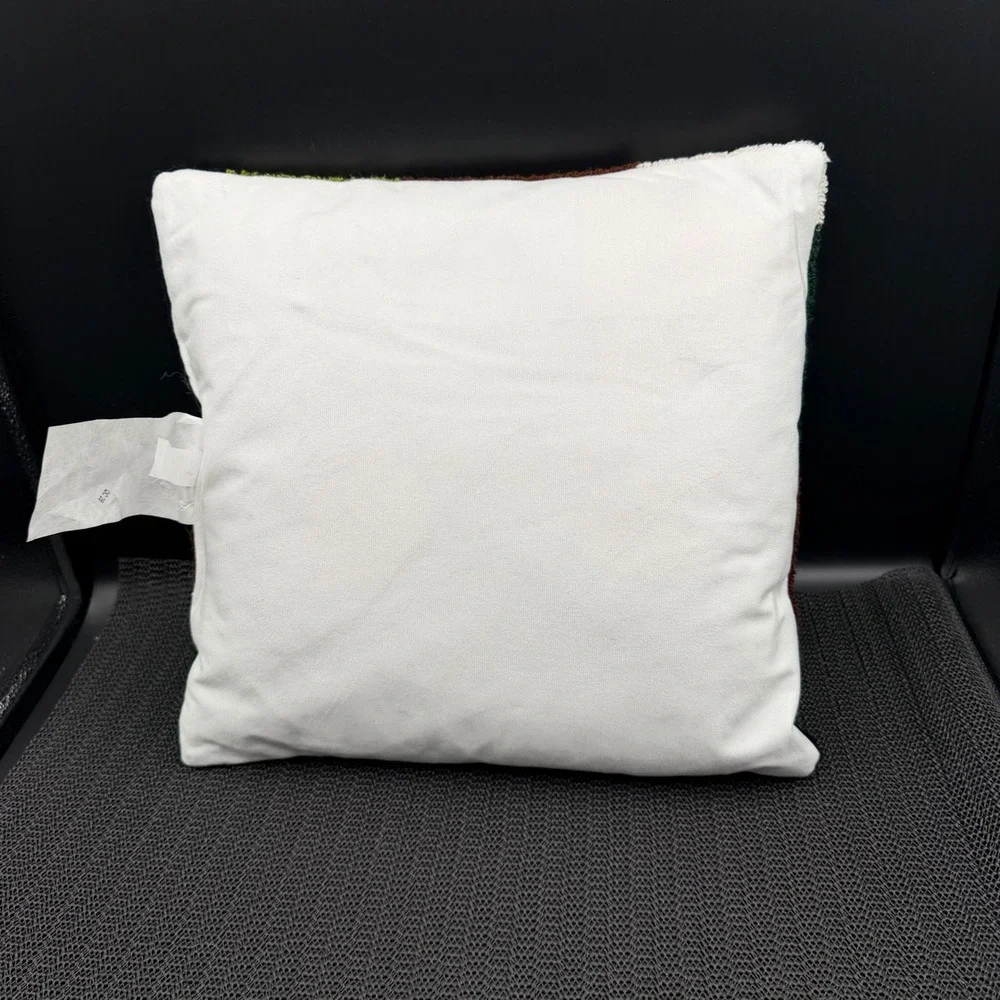 Target Square Geo Decorative Pillow 14x14 Abstract Patchwork Tufted Multi-Color